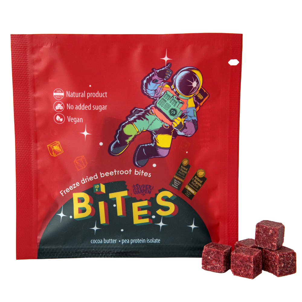 BITES Freeze dried beetroot snack