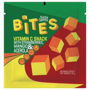 BITES "Vitamin C Snack" with strawberry, mango and acerola