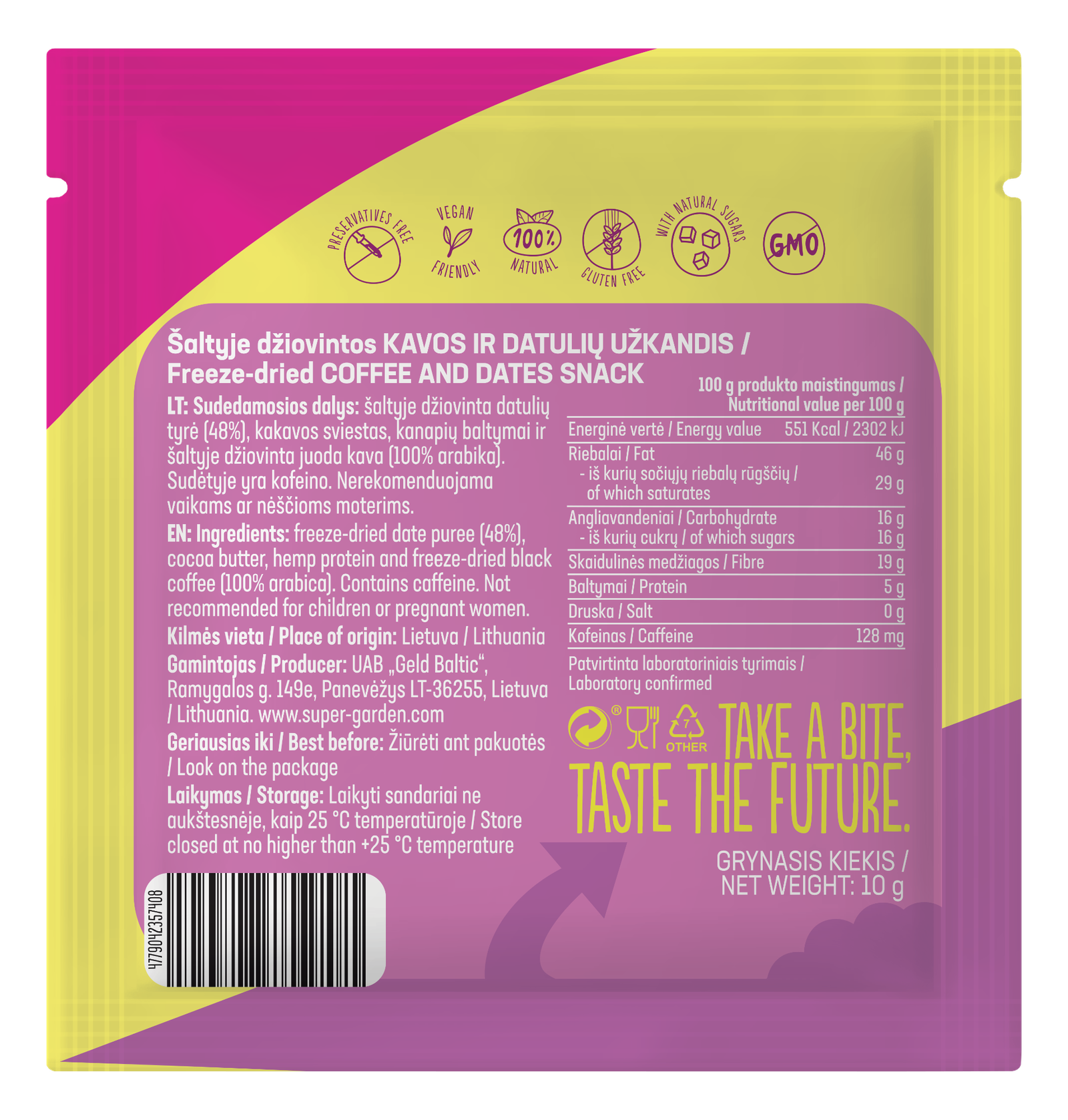 BITES "Energy Snack" with coffee and dates - Image 3