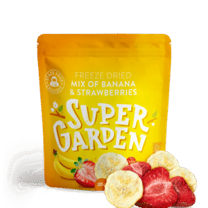 Freeze dried strawberry and banana mix