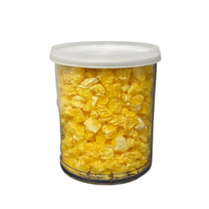 Freeze dried orange pieces without peel